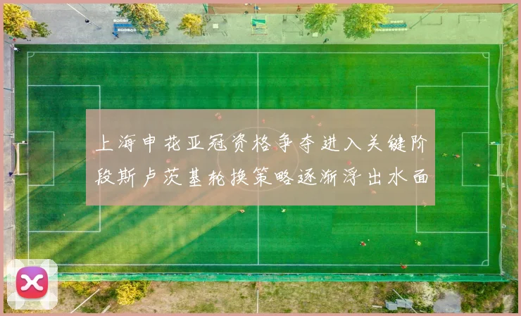 上海申花亚冠资格争夺进入关键阶段斯卢茨基轮换策略逐渐浮出水面
